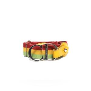 Christian Dior x John Galliano VINTAGE Rare Rasta Belt Dior Belt